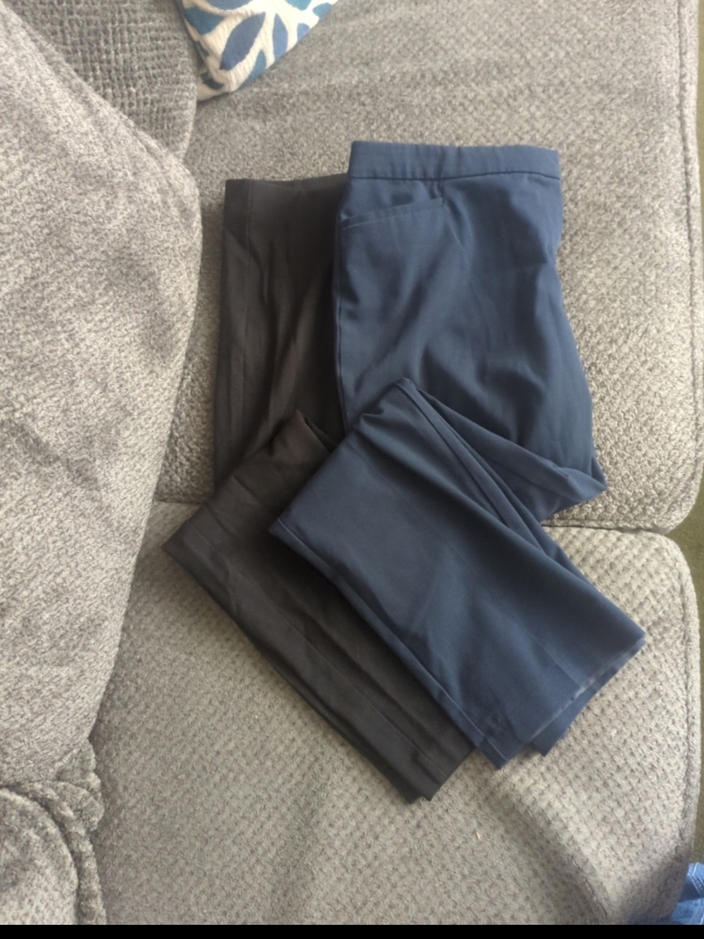 Alfani And Adriana Papell Woman's Black and Navy Dress Pants Size 12